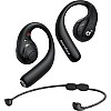 Soundcore by Anker AeroFit Pro Open-Ear Headphones, Ultra Comfort, Secure Fit, Ergonomic Design, Rich Sound with LDAC, Bluetooth 5.3, IPX5 Water-Resistant, 46H Playtime, Black, 18 Months Warranty