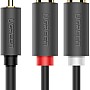 UGREEN 3.5mm Male to 2RCA Male Cable, 5 Meter