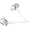 Xiaomi Piston in-Ear Headphones with High-Fidelity Sound, Built-in Microphone, and Comfortable Silicone Ear Tips in Matte Silver for an Enhanced Listening Experience and Clear Calls