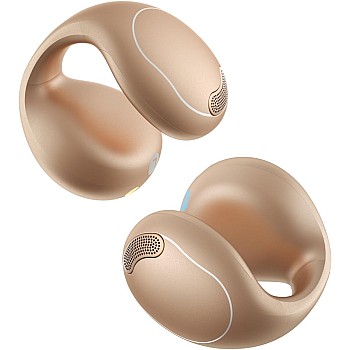 soundcore C40i by Anker, Open-Ear Earbuds, Clip-On Headphones, Flexible Joint Design, Button Controls, Lightweight Comfort, Stable Fit with Attachable Ear Grips, Expansive Drivers for Clear Sound