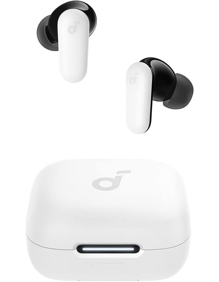 soundcore P30i by Anker Noise Cancelling Earbuds, Smart Noise Cancelling, Powerful Bass, 45h Playtime, 2-in-1 Case and Mobile Phone Stand, IP54, Wireless Headphones, Blueto5.4, App Control