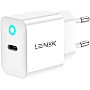 LENOK 20 W Wall Charger, USB-C Charger, Fast Charging for iPhone 15, 15 Plus, 15 Pro, 15 Pro Max, 14, 14 Pro, 14 Pro Max, 13, 13 Pro, 13 Pro Max, Galaxy S23, iPad, AirPods & More (White)
