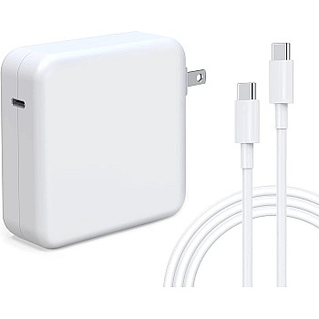 شاحن من كيولافي بتقنية USB، متوافق مع أجهزة الحاسوب المحمولة والهواتف الذكية، سريع 61 واط لماك بوك برو وماك بوك اير
