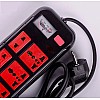 Power Strip 4 Eyes MK Voltmeter Voltmeter 4 Eyes Normal Wire 2 Meters + Separator