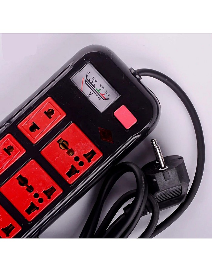 Power Strip 4 Eyes MK Voltmeter Voltmeter 4 Eyes Normal Wire 2 Meters + Separator