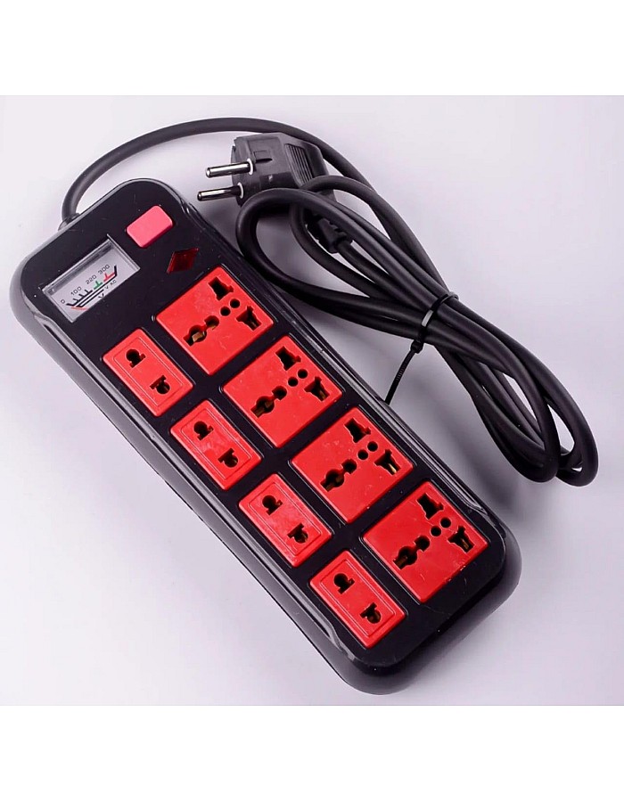 Power Strip 4 Eyes MK Voltmeter Voltmeter 4 Eyes Normal Wire 2 Meters + Separator