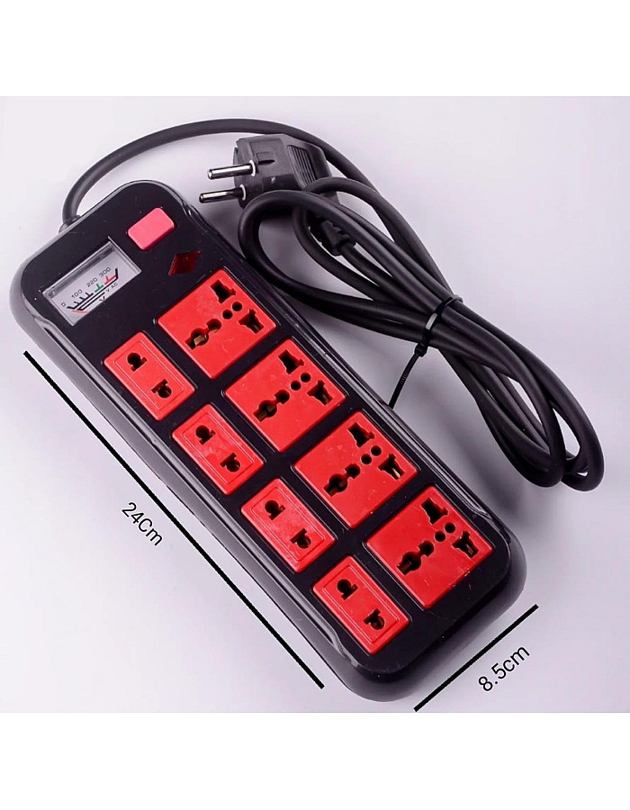 Power Strip 4 Eyes MK Voltmeter Voltmeter 4 Eyes Normal Wire 2 Meters + Separator