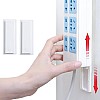 Punch-Free Self Adhesive Electrical Connector, Wall Plug Adapter, Reusable Wall Mount or Desk, Ideal for Wi-Fi Devices, Remote Controls, Tissue Box Storage