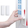 Punch-Free Self Adhesive Electrical Connector, Wall Plug Adapter, Reusable Wall Mount or Desk, Ideal for Wi-Fi Devices, Remote Controls, Tissue Box Storage