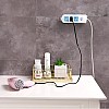 Punch-Free Self Adhesive Electrical Connector, Wall Plug Adapter, Reusable Wall Mount or Desk, Ideal for Wi-Fi Devices, Remote Controls, Tissue Box Storage