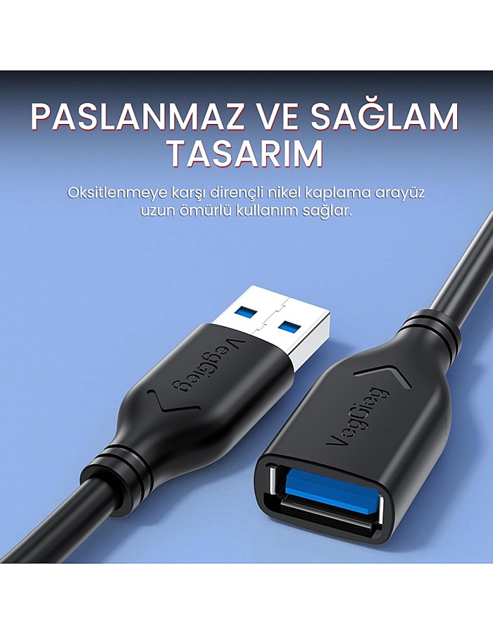 VegGieg USB 3.0 Extension Cable 2 Meter
