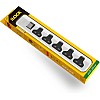 iLOCK power strip 5 universal outlets with overload switch (white)