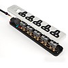 iLOCK power strip 5 universal outlets with overload switch (white)