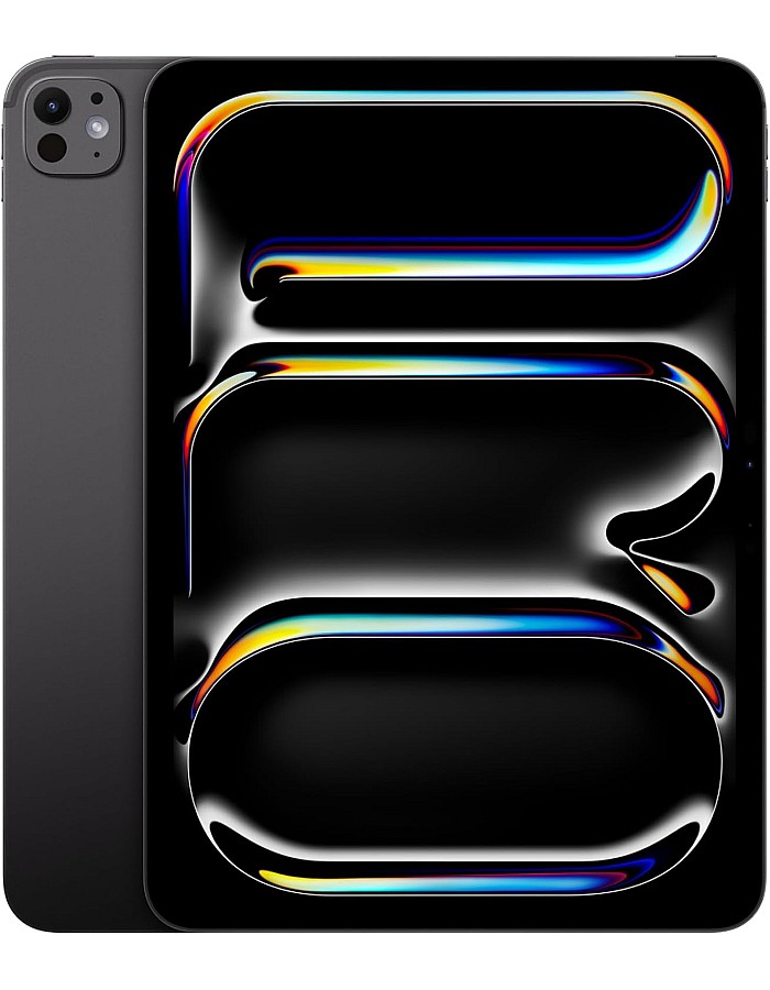 Apple 11-inch iPad Pro (M4): Ultra Retina XDR Display, 256GB, 12MP Landscape Front Camera/12MP Back Camera, LiDAR Scanner, Wi-Fi 6E, Face ID, All Day Battery - Space Black
