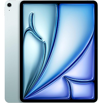 Apple 13-inch iPad Air (M3): Designed for Apple Intelligence, Liquid Retina Display, 128GB, 12MP Front/Back Camera, Wi-Fi 6E, Touch ID, All Day Battery - Blue