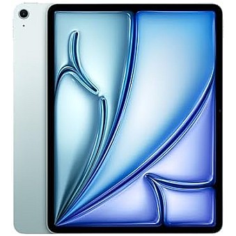 اي باد اير 13 بوصة بشريحة M3 مصممة لتقنية Apple Intelligence وشاشة ليكويد ريتينا، سعة تخزين256GB وكاميرا أمامية وخلفية 12MP وواي فاي 6E وخاصية التعرف بال
