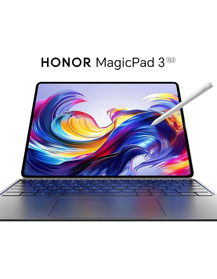HONOR Magic Pad 3 13.3 inch Tablet with Magic Pencil & Smart Keyboard, 16GB RAM 512GB Storage, 165Hz 3.2K Eye Comfort Display, Snapdragon 8 Gen 3, 12450mAh Battery
