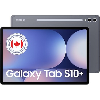 تابلت سامسونج جالاكسي S10 بلس مقاس 12.4 بوصة بلون رمادي وسعة 512GB وتقنية ذكاء اصطناعي وشاشة اموليد 2X مضادة للانعكاس بـ420 وحدة مضيئة في البيكسل 