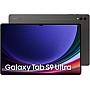 تابلت سامسونج جالاكسي S9 الترا شبكة الجيل الخامس 5G بنظام أندرويد، شاشة 14.6 بوصة، ذاكرة 12 جيجابايت، مساحة تخزين 256 جيجابايت مع ميكرو اس دي، ق
