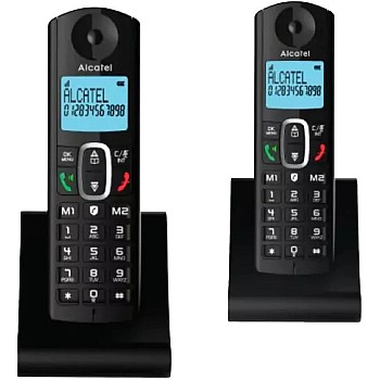 Alcatel DEC F685 Duo Telephone Black
