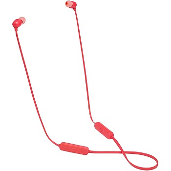 JBL T115BT Bluetooth Wireless Earphones - Red