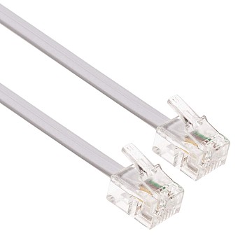 كابل من كيبلي بطول 3 قدم نوع RJ11 هاتف/ADSL متوافق مع راوتر