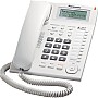 Panasonic Corded Phone with Caller ID and Hands-free speakerphone, KX-TS880FX1W (White)