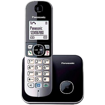 Panasonic KX-TG6821 - telephones (DECT, Desk, Black, Silver, LCD, Monophonic, Digital)