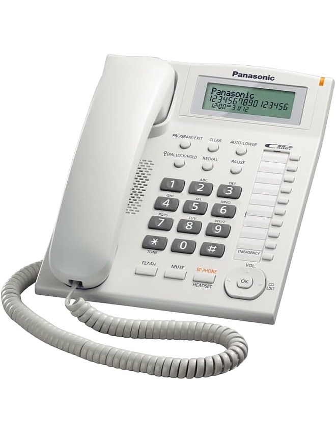 Panasonic KX-TS880 Integrated Corded Telephone White