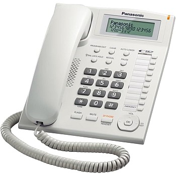 Panasonic KX-TS880 Integrated Corded Telephone White