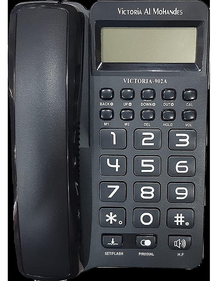VICTORIA AL MOHANDES Crded Telephone 902 A BLACK