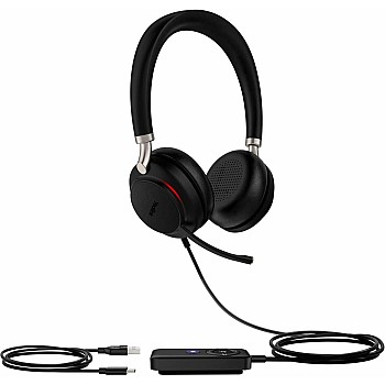 Yealink UH38 Series Premium USB Headset, Black Headphones Headset