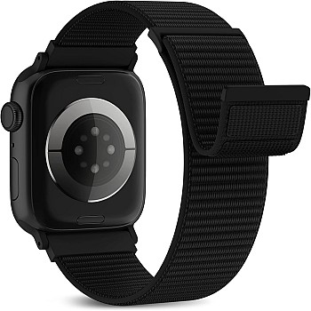 Higgs Nylon Strap Compatible with Apple Watch Strap 44 mm 40 mm 42 mm 45 mm Ultra/Ultra 2 49 mm 46 mm 38 mm 41 mm Women Men Adjustable Sport Nylon Straps for iWatch Series SE 10 9 8 7 6 5 4 3 3 21