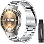 ZoRoll 22 mm Metal Bracelet Compatible with Huawei Watch GT 6 46 mm/6 Pro/GT5/GT5/GT4/GT3/Ultimate/Buds, Stainless Steel Metal Replacement Strap Men and Women Watch Strap for Huawei Watch 5 46 mm
