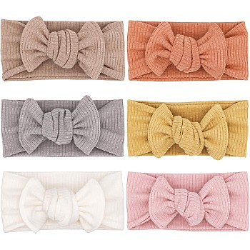 Baby Girl Knit Headwrap Gift Set - 12-24 inches, 1 Count, Gray, Rose, White - Newborn, Infant, Toddler