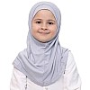 Hijab "Syrian Veil 2 Pieces Cotton for Kids - Soft and Comfortable Practical Design Attractive Colors" Easy to Wear