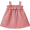 LC WAIKIKI S5K106Z1-LFA-1 baby Linen 100% Cotton Square Collar Regular Dresses - Baby Girls