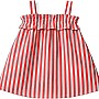 LC WAIKIKI S5K106Z1-LFA-1 baby Linen 100% Cotton Square Collar Regular Dresses - Baby Girls