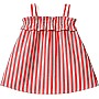 LC WAIKIKI S5K106Z1-LFA-1 baby Linen 100% Cotton Square Collar Regular Dresses - Baby Girls