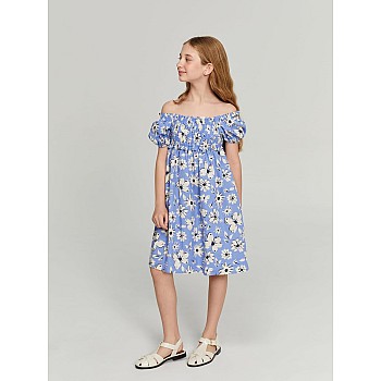 LC WAIKIKI Square Collar Girls' Poplin Dress