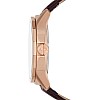 Armani Exchange Casual for Men, QUARTZ/3 HAND DAY-DATE Movement, Display, BROWN Strap-AX1740