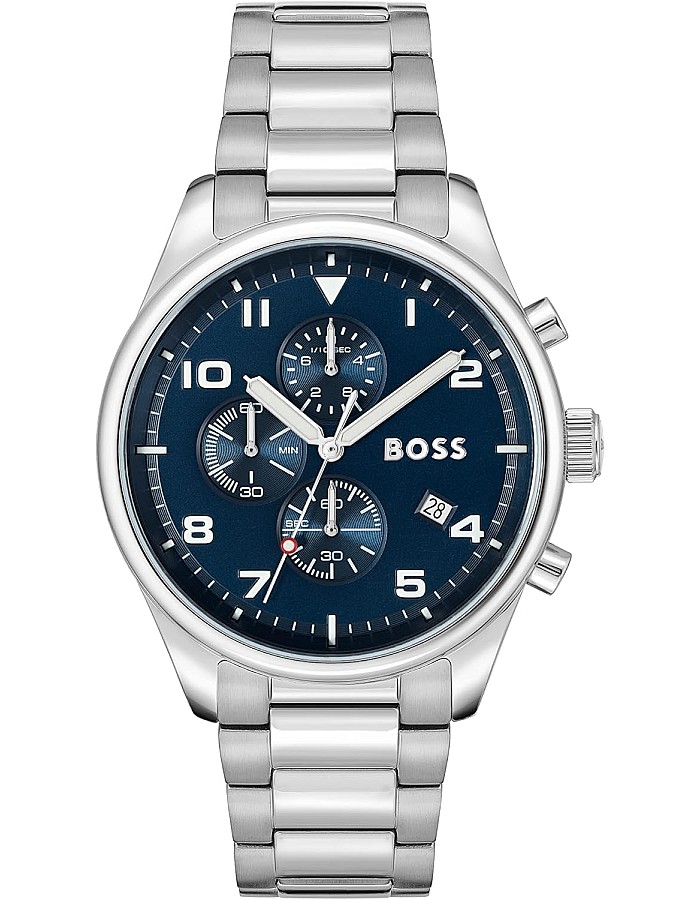 Boss Dress Watch Stainless Steel Bracelet for Men, Blue