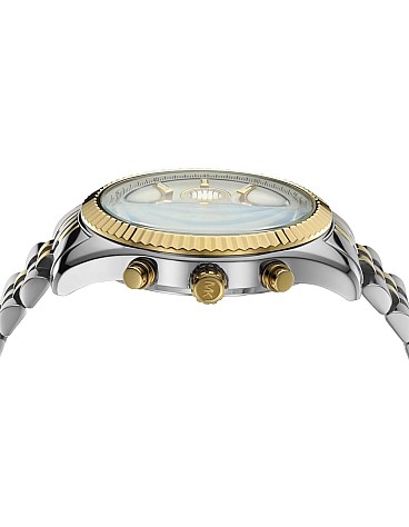 Michael Kors Two Tone Stainless Steel White dial Watch for Women's MK8344