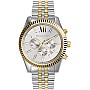 Michael Kors Two Tone Stainless Steel White dial Watch for Women's MK8344