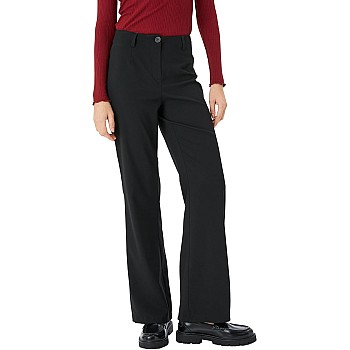 Koton Regular TROUSERS for WOMEN BLACK Size 34