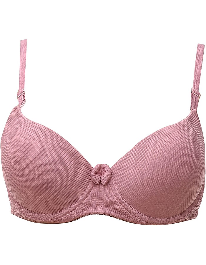 Luna LUN-7067 Underwear+Satin Bra*Cotton Lingerie Set For Women