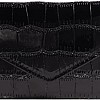 Women Wallet PU Leather Fashion Design Large Capacity ID Window (Black)