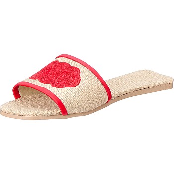 OX womens OX-W-Silver/Silver Slipper