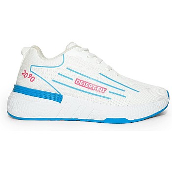 S766/1 - Women's Sportive Knit Sneakers – Stylish Printed Design