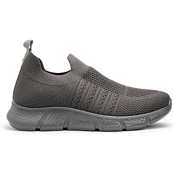 Women's Slip-On Walking Shoes - Lightweight & Breathable Knit Sneakers with Cushioned Sole, 1001